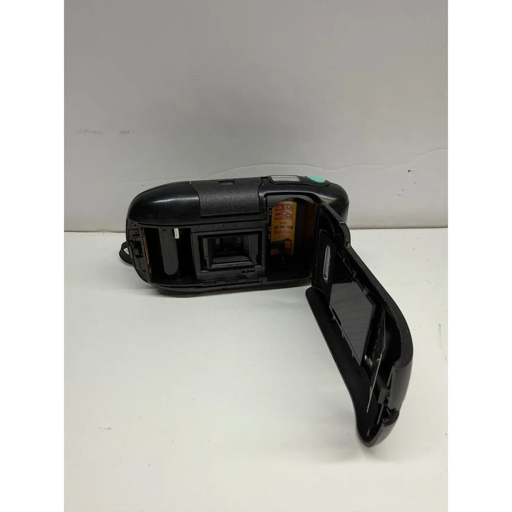 Kodak Cameo SFM 35mm Film Camera Motor Drive Flip Up Flash Black Vintage